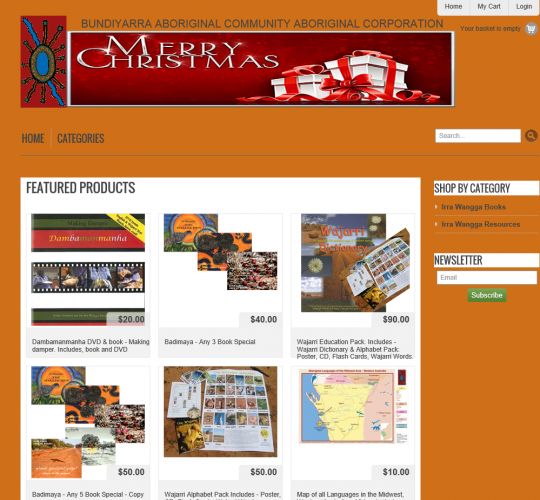 Bundiyarrra Online Store